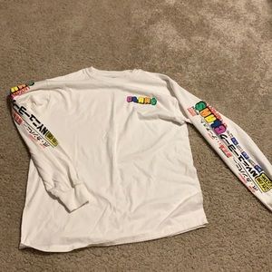 Ripple Junction Claws Long sleeve white shirt